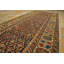 Rustic Tribal Geometric Antique Blue Caucasian Shirvan Rug