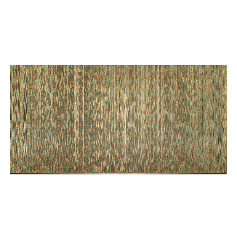 Dosseret en cuivre 48 po x 96 po Ripple