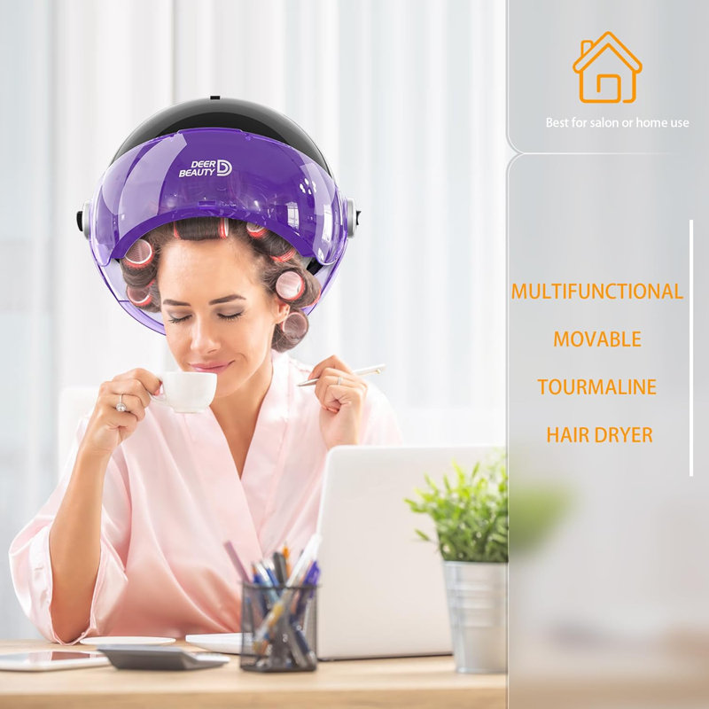 Séchoir à cheveux autoportant Ionic 1875w, Mauve