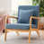 Blue Linen / Medium Yellow Wood
