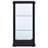 Callie Black Glass 3-Shelf Curio Cabinet
