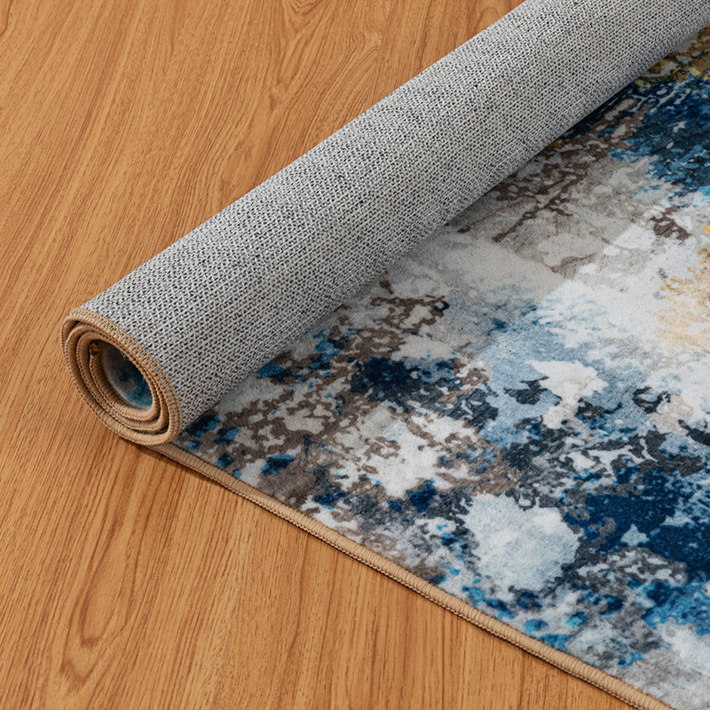 Tapis intérieur / extérieur rectangulaire avec envers antidérapant Trinway, Rectangle 5 pi x 7 pi