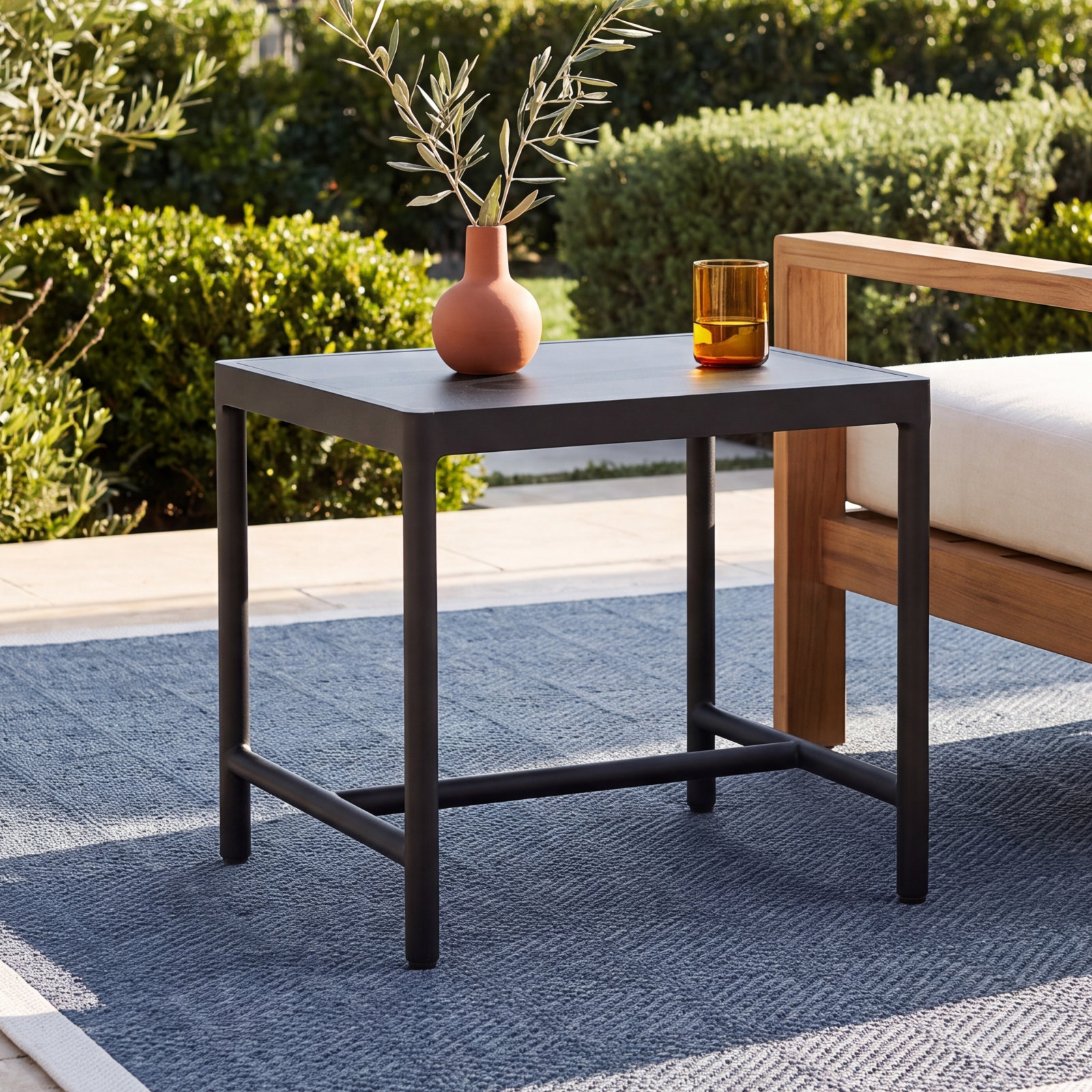 Esme 18.7 " Patio Side Table