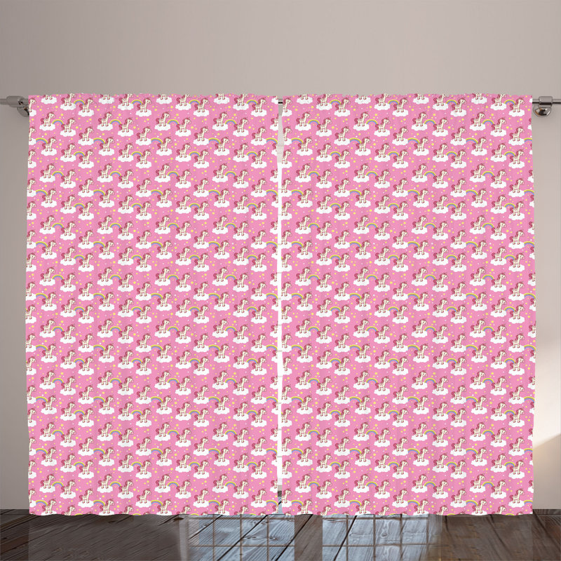 Polyester Standard Rod Pocket Curtain Pair