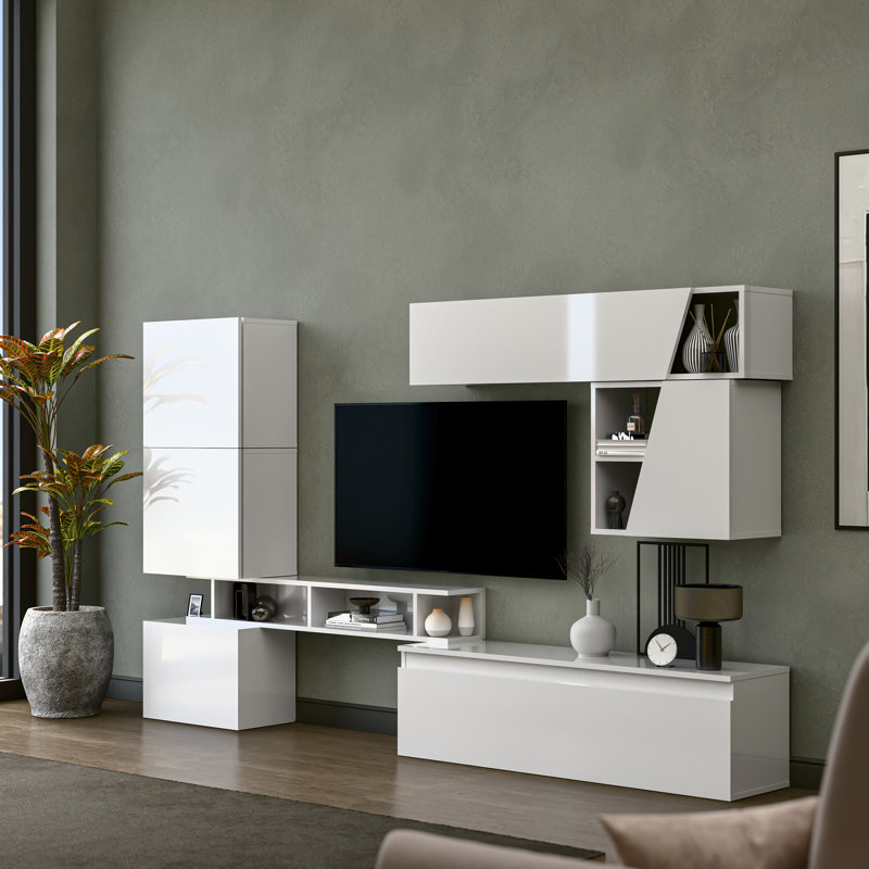 Burcharest Entertainment Centre, White