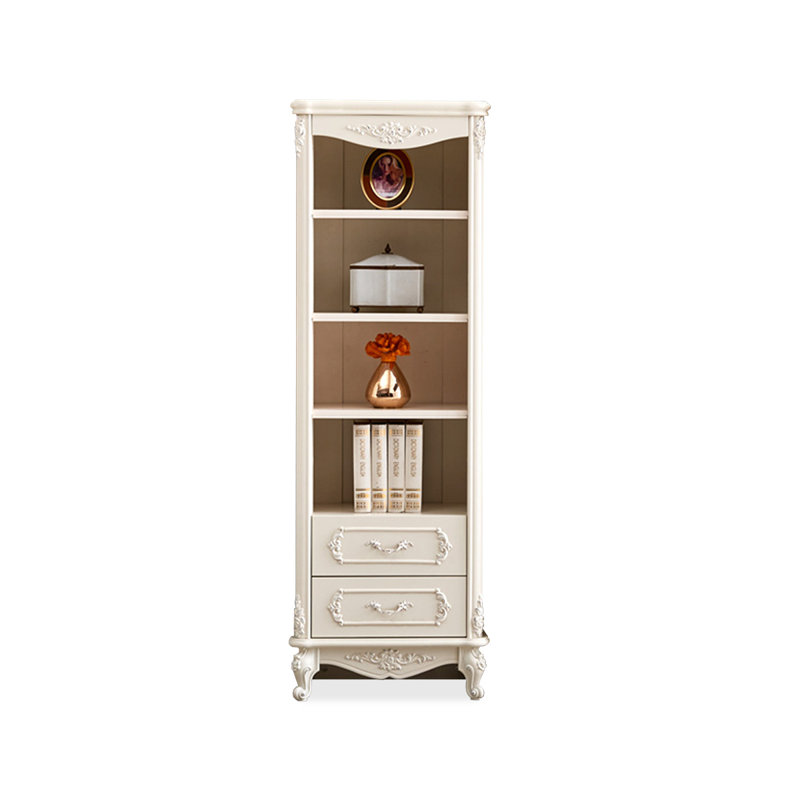 Modern White Manufactured Wood Display Stand