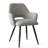 Upholstered Fabric Dining Arm Chairs (Set of 4)-566553316