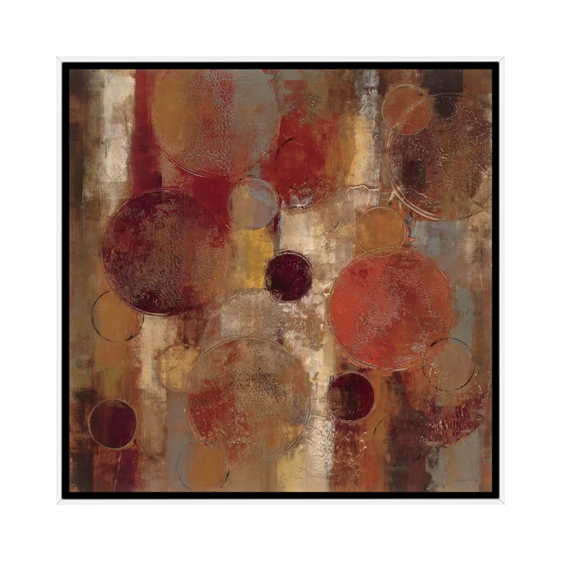 «Oriental Bazar II» par Silvia Vassileva - reproduction d'art, H 18 po x l 18 po x 1,5 po, Toile blanche encadrée, Aucun mat