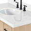 Thornaby 42'' Solid Wood Single Bathroom Vanity with 1.5'' Carrara Quartz Top-95016737-81058405