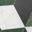 Havasar 8x9 Hexagon Polished Marble Mosaic Tile