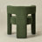 Brycie 28" W Boucle Square Armchair-384001180
