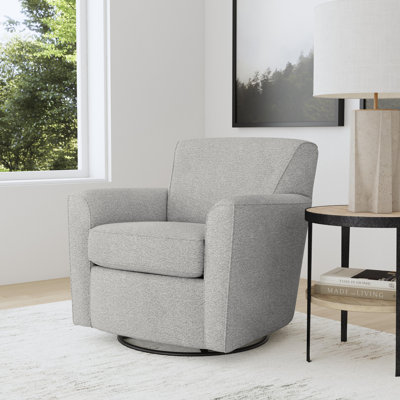 Monarch Upholstered Swivel Armchair