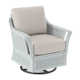 Boca Upholstered Swivel Armchair
