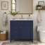Meuble-lavabo moderne de 36 pouces avec lavabo supérieur, grand espace de rangement et design minimaliste élégant pour une utilisation efficace de l'espace.-600713664