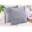 Ensemble de 2 housses de coussin en chenille à texture douce-93605695-93605701-116094744