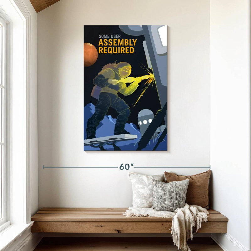 Oberle Mars Explorers Wanted Poster I, 45" H x 30" W