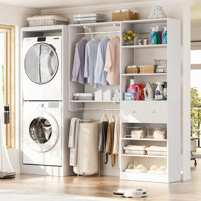 Riobe 28.3'' - 59.8'' W Closet System