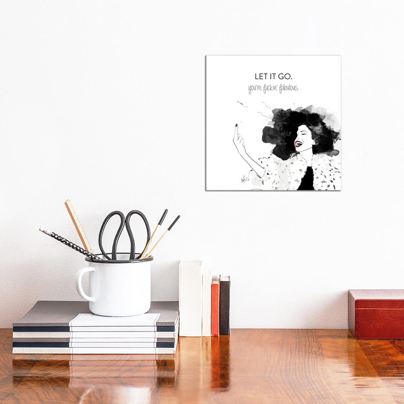 Let It Go by Alison Petrie - Wrapped Canvas Print, 30.48cm H x 30.48cm W