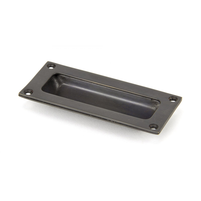 Flush Handles 9.2 cm centre Recessed Handle, Aged Bronze
