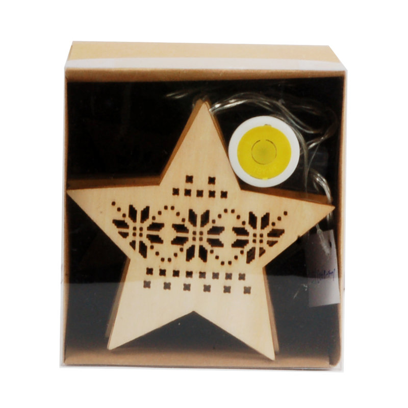 Éclairage pour chaîne 10 lumières christmas star