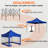 10 Ft. W x 10 Ft. D Metal Party Tent Canopy-88470816
