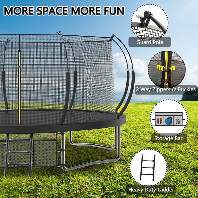 Nouveau trampoline de 14 pi