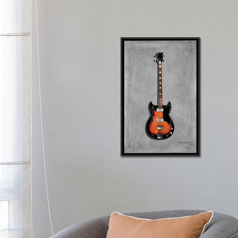 Impression sur toile tendue "Vox" par Mark Rogan, H 26 po x l 18 po x P 1,5 po, Toile avec cadre noir, Pas de tapis