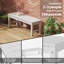 Banc d'extérieur sans dossier, banc de jardin robuste et durable-479074919-519592775
