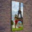 Dog In Paris - Wrapped Canvas Print