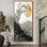 Goldean Summer Mosaic Flower On Grey Desert Blossom I - Couronne de décoration murale
