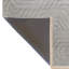 Tapis décoratif beige moderne à motifs géométriques et à franges-30304170