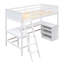 Lit mezzanine simple avec bureau intégré Gasia de Harriet Bee-1287840013