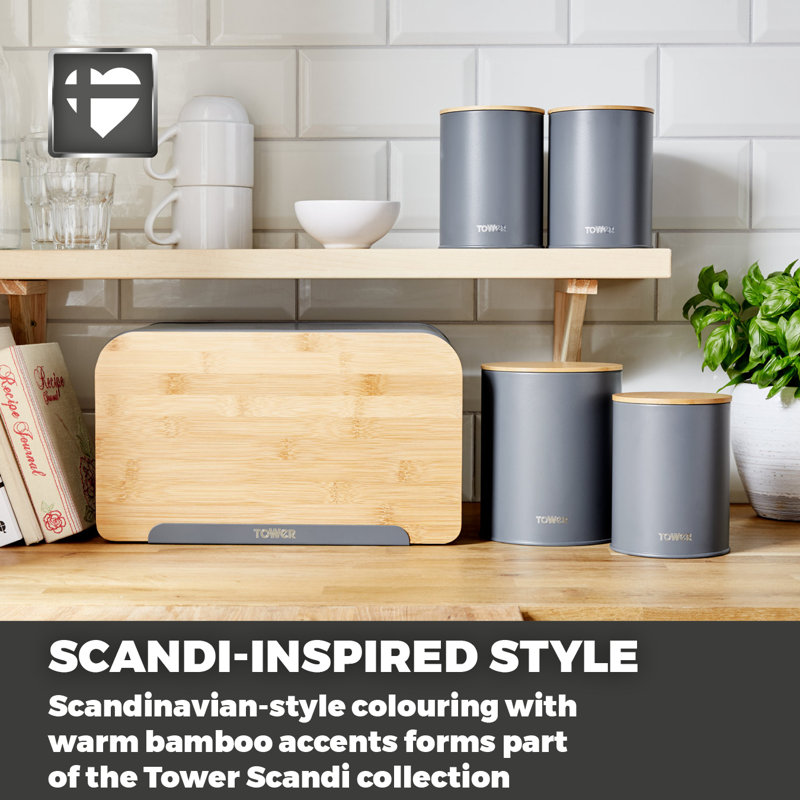 Scandi Food Storage - Set of 5 Containers and 5 Lids