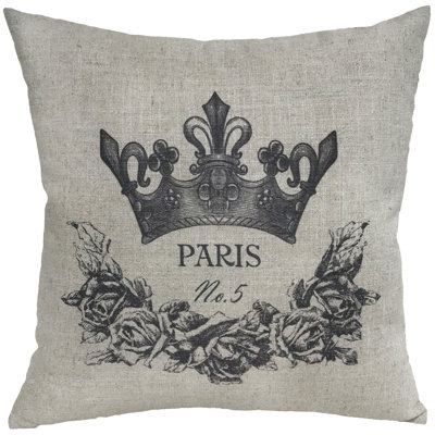 Linen Reversible Throw Pillow