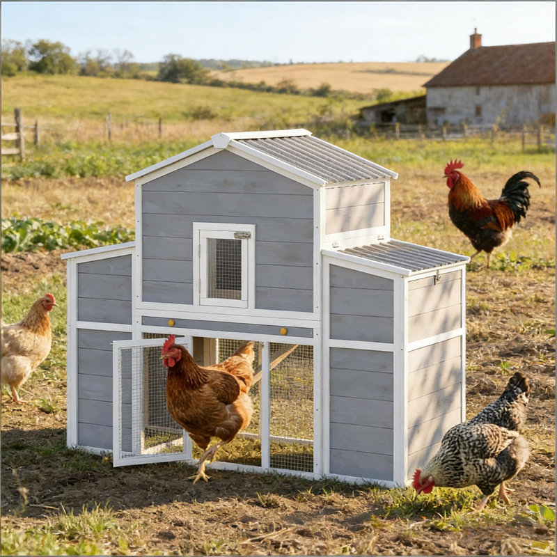 Maison pour animaux en bois, grand poulailler, poulailler