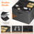 Shoe Storage Organizer For Closet Fits 12-16 Pairs, Fabric Large Shoe Box Storage Container With Clear Cover, Foldable Bins Fit For Boots Heels Sneakers 17"(l) X 17"(w) X 12.5"(h) 1 Pack Black-1530416783
