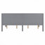 Lit de jour double, taille, gris