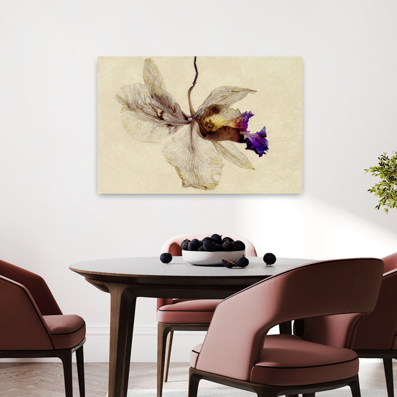 «Where Color Lingers», art mural contemporain abstrait, H 36 po x l 24 po