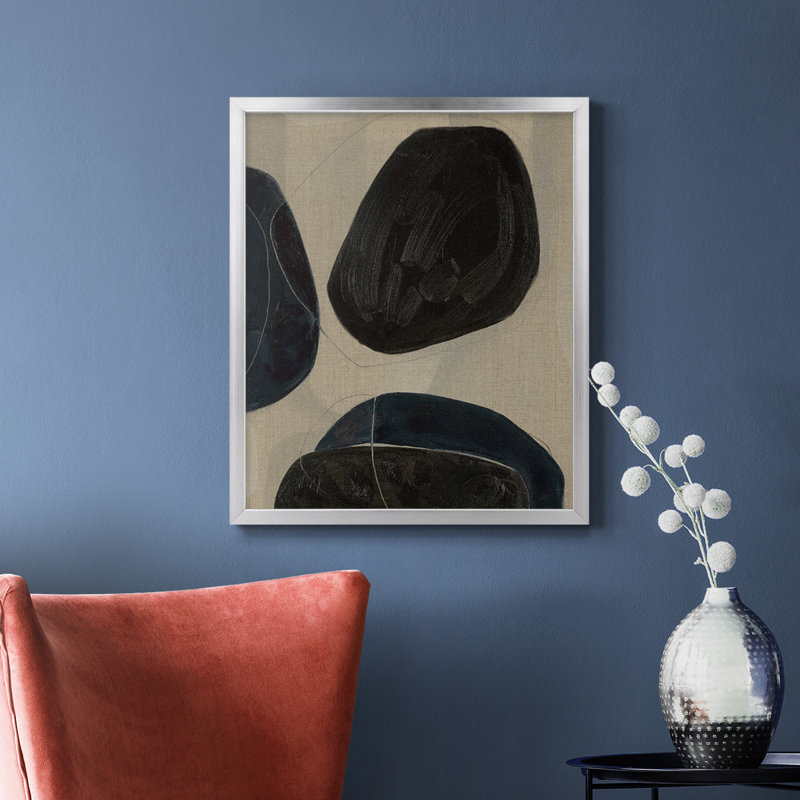 Toile encadrée de qualité supérieure Gravity II - prête à être accrochée, Argent, H 24 po x l 20 po