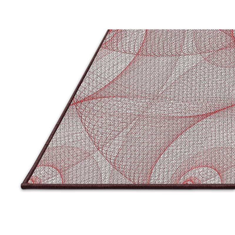 Tapis zone grise à motifs, Rectangle 2 pi x 3 pi