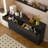63'' Sideboard Buffet Cabinet With 4 Doors And 2 Drawers, Kitchen Sideboard-709945894
