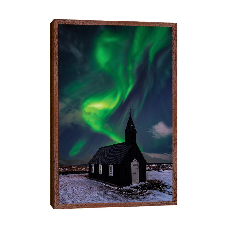 Untitled by David Martin Castan - Print on Canvas, Classic Brown Wood Floater Framed, 66.04cm H x 45.72cm W x 3.81cm D
