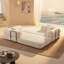 Canapé à compression, canapé-lit convertible au sol avec support pour dossier, canapé-lit futon confortable, tissu en velours côtelé pour le salon et la chambre à coucher-778536154