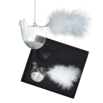6cm Glass Hanging Figurine Ornament
