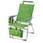 Chaise de plage pliable avec appui-tête et porte-gobelet, hauteur du siège de 43 cm, structure en aluminium, 7 positions d'inclinaison pour se détendre au bord de la piscine ou sur la terrasse.