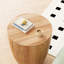 20.87"Vintage Style Bucket Shaped Coffee Table For Office