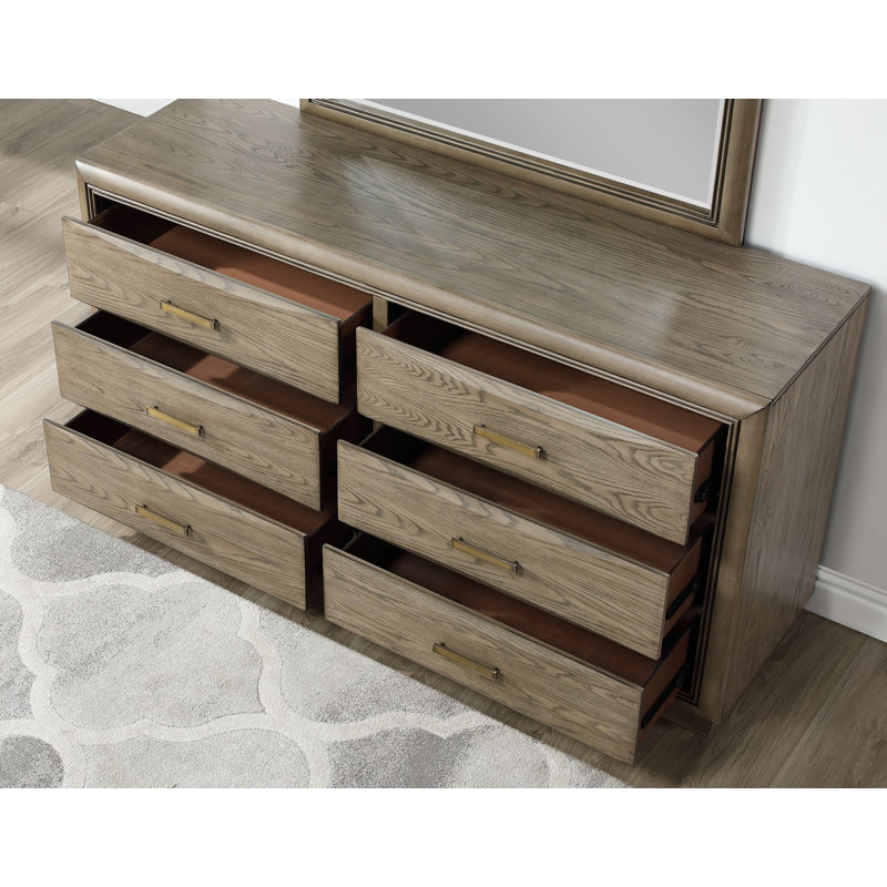 Commode 6 tiroirs Anekey Sonoma