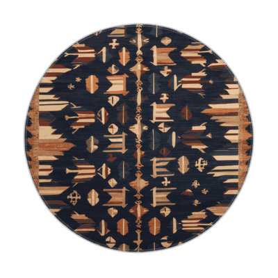 Turkish Gray Indoor and Outdoor Area Rug