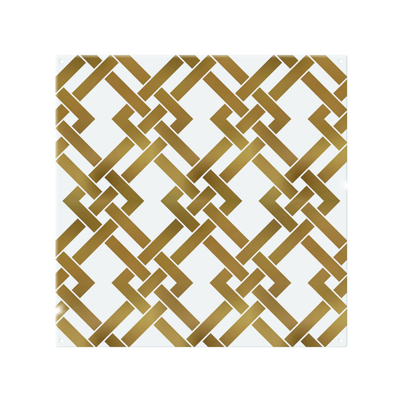 Geometric Chain Splash Back, 90cm L x 70cm W