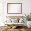 Townhouse Gold Non-Beveled Bathroom Wall Mirror-1016737286